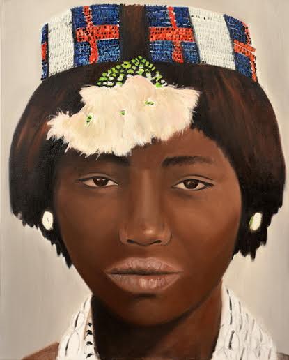 Faces of Africa serie, 70x 100 oil on canvas, 2014